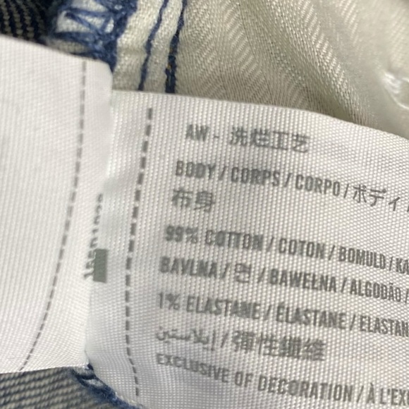 Abercrombie & Fitch Ultra High Rise Ankle Straight Jean Dark Wash 0/25 - Picture 8 of 8